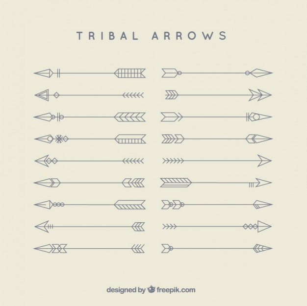 626x625 Tribal Arrows Vector Free Download