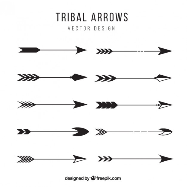 626x626 Tribal Arrows Collection Vector Premium Download