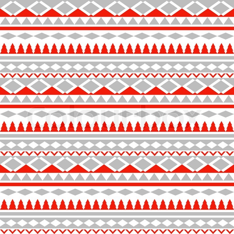 800x800 Seamless Vector Tribal Texture. Tribal Vector Pattern. Colorful