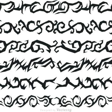 360x360 Tribal Border Design Tribal Border Design Hand Drawn Vector