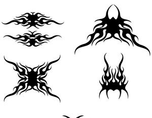 300x233 Tribal Flames Free Vectors Ui Download