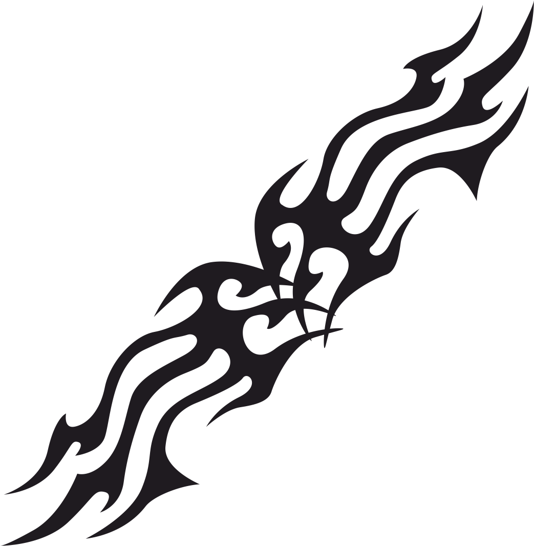 1043x1066 Tribal Flames Vector Free Vector Download