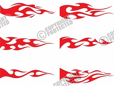 450x338 8 Tribal Flames Vector Art Images
