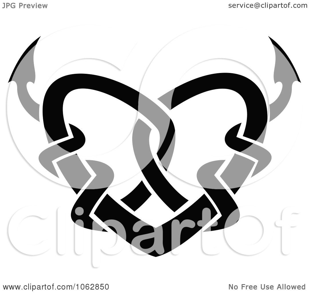 1080x1024 Clipart Tribal Heart Black And White 5