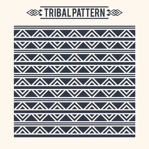 626x626 Tribal Pattern Design Vector Free Download