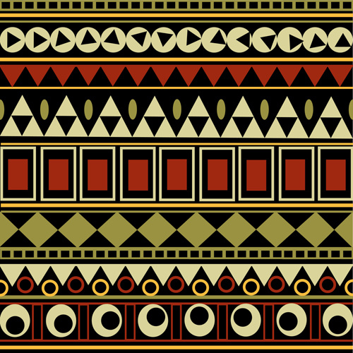 500x500 Tribal Pattern Seamless Borders Vector Free Vector In Encapsulated