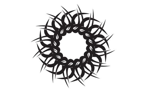 600x380 Tribal Tattoo Vector Element