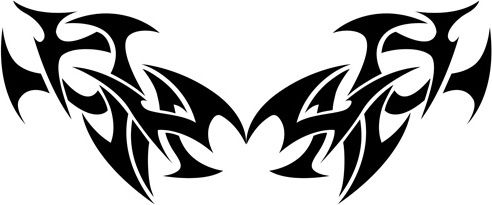 492x205 Free Tribal Tattoo Designs Vector Free Vector Download (839 Free