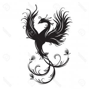300x300 Tribal Phoenix Vector Illustration Gm Lazttweet