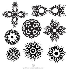 300x300 480 Free Tribal Vector Tattoo Designs Public Domain Vectors