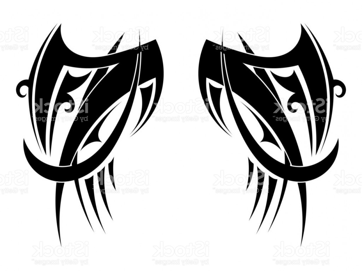 1228x921 Fancy Graphic Tribal Tattoo Wings Vector Illustration Gm Lazttweet