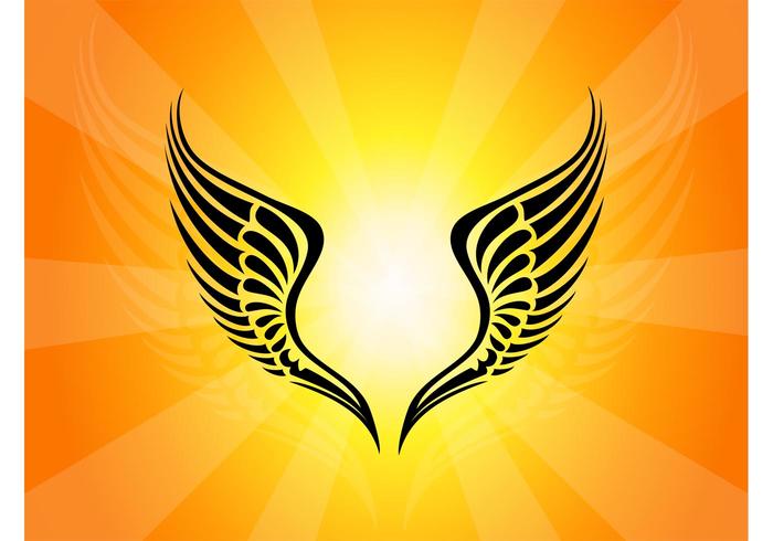 700x490 Tribal Wings Free Vector Art
