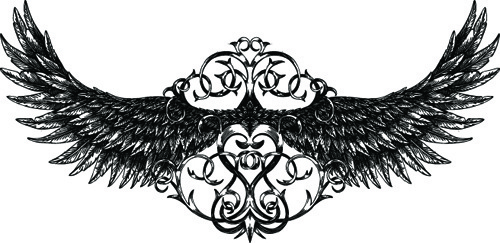500x243 Vector Tribal Wing Ornament Free Vector Download (13,906 Free