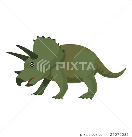 450x468 Dinosaur, Triceratops, Vector