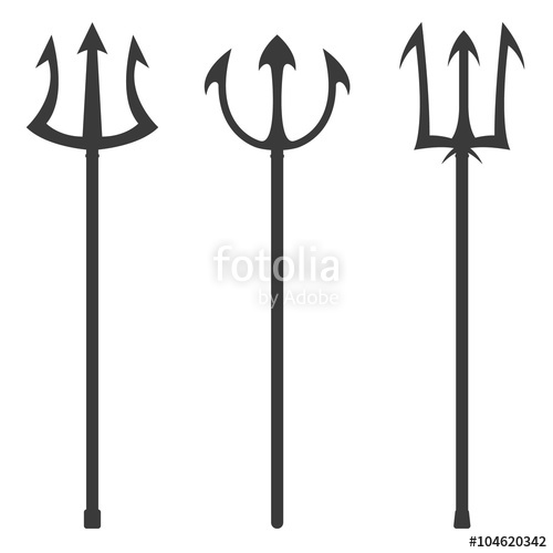 500x500 Trident Vector Illustration Stock Image And Royalty Free Vector