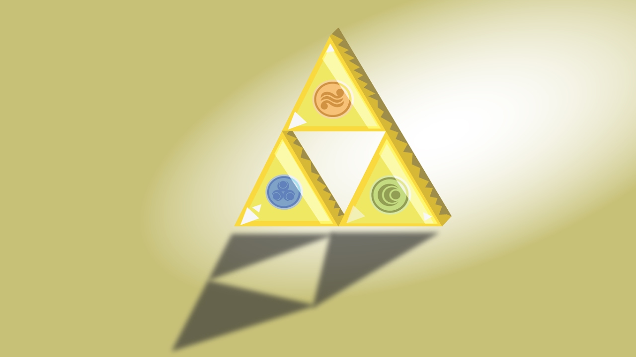 1280x720 Triforce Speed Vector Drawing