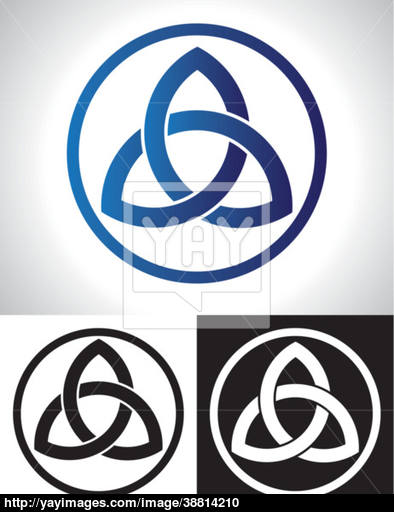 394x512 Celtic Trinity Knot Vector Vector