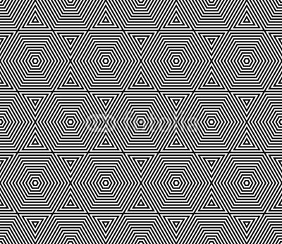 400x346 Vector Modern Seamless Pattern Trippy ,black And White Textile