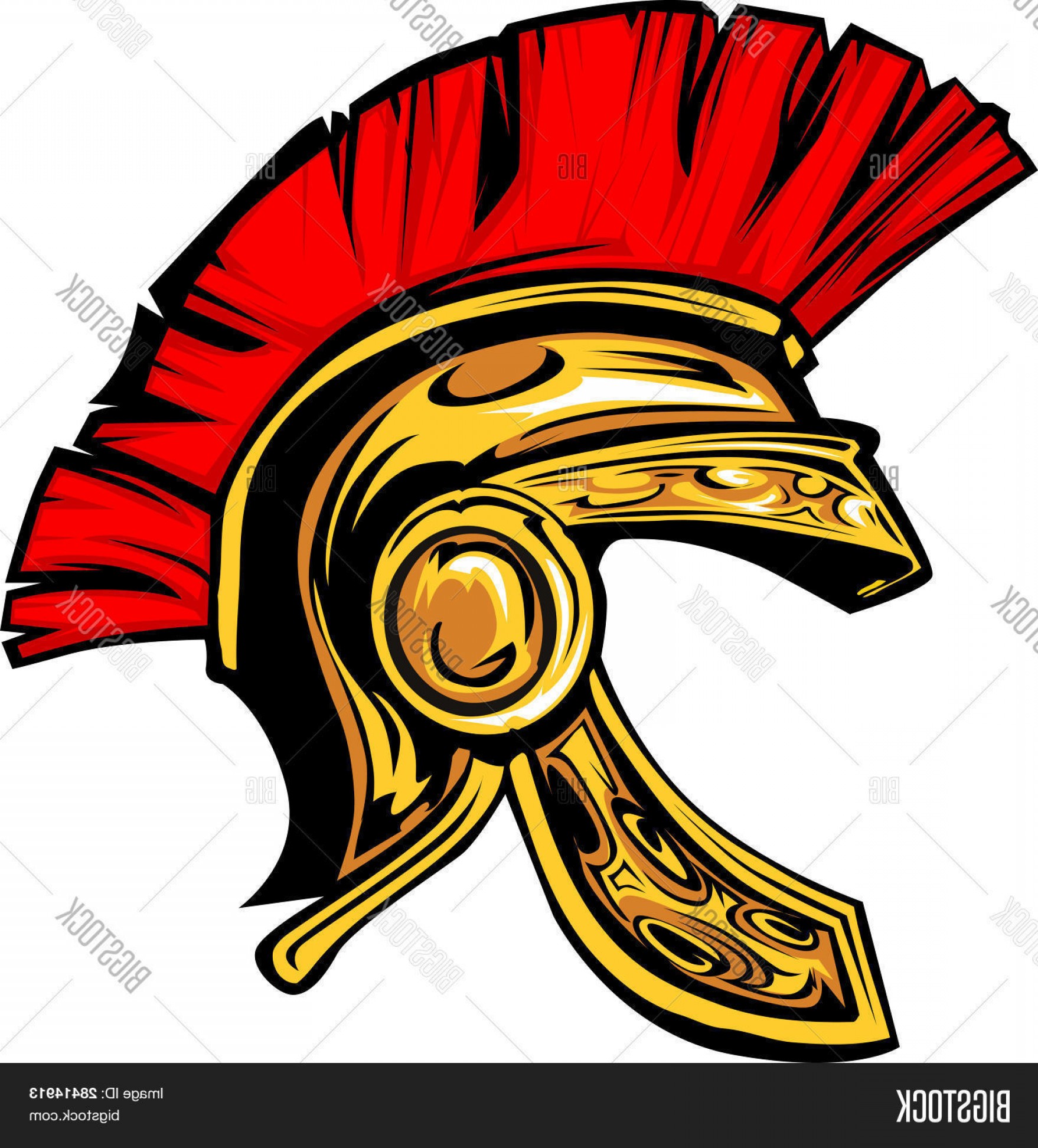 Trojan Helmet Vector at GetDrawings | Free download