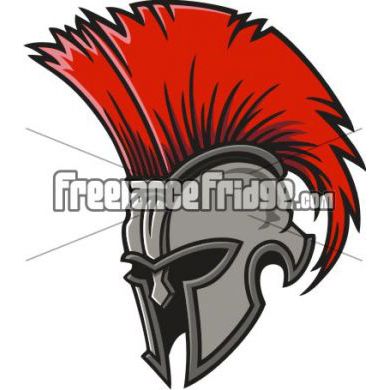 390x390 Trojan Spartan Mascot Helmet Icon Logo Vector Clipart Stock