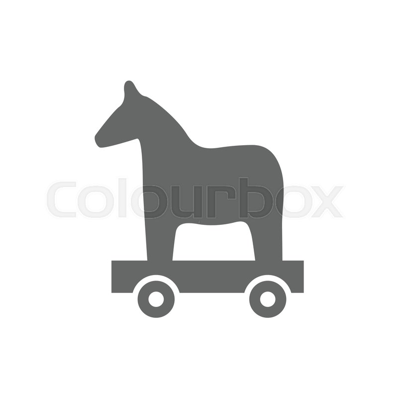 800x800 Trojan Horse Vector , Wood Horse Stock Vector Colourbox