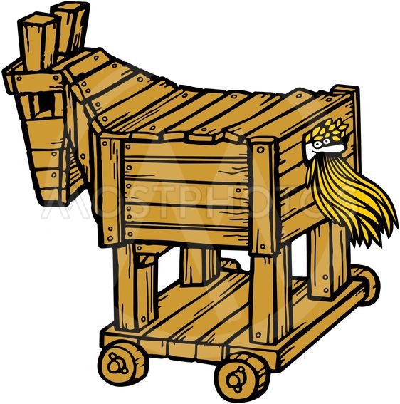 562x567 Vector Trojan Horse By Denis Barbulat