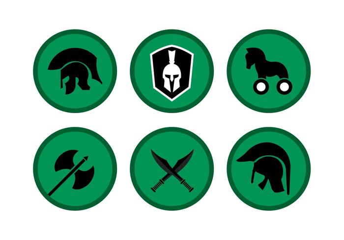 700x490 Trojan Horse And Spartan Symbol Vectors