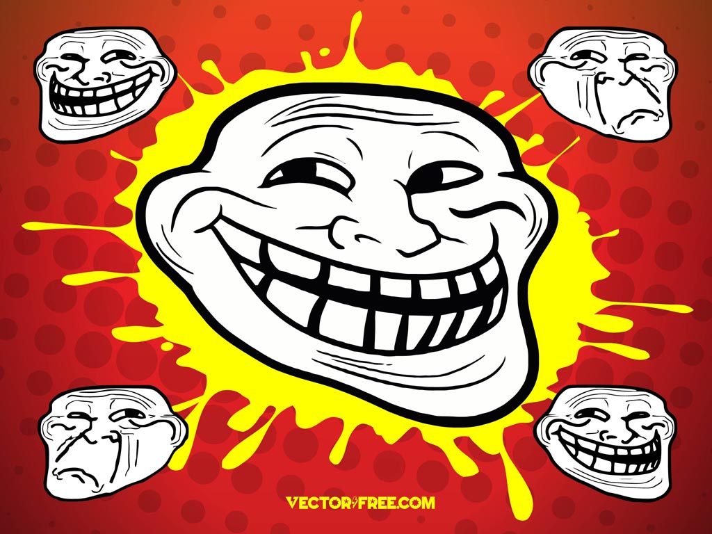 1024x768 Troll Faces