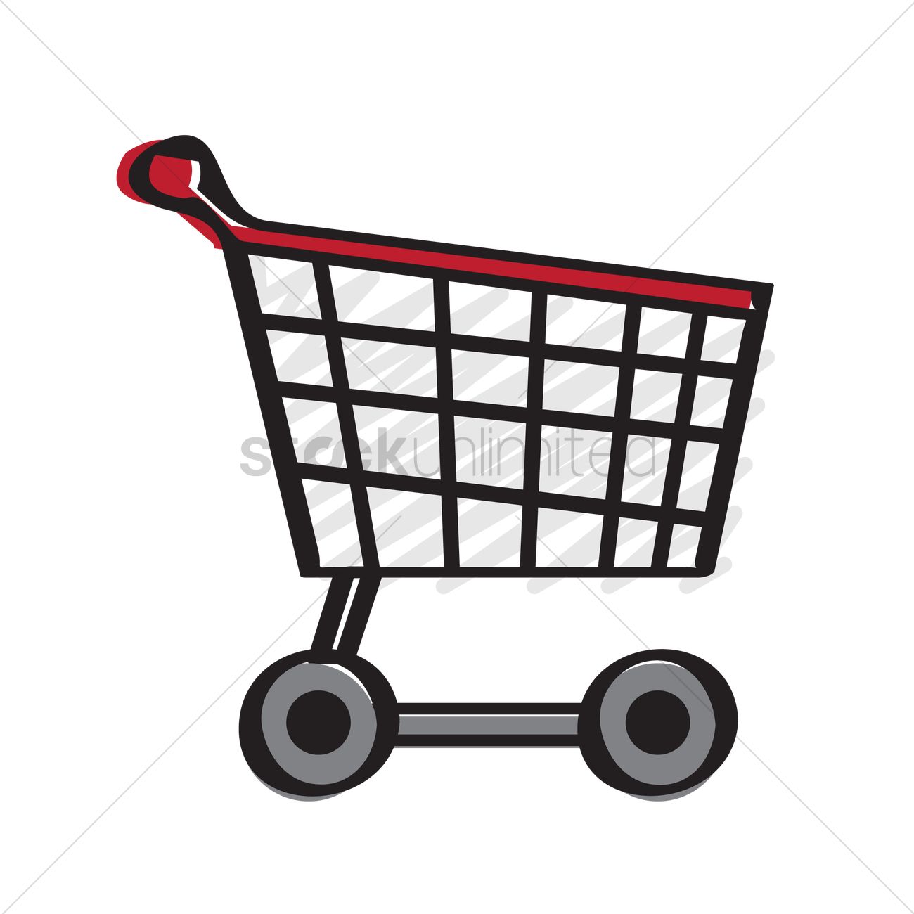 1300x1300 Illustration Of A Trolley Vector Image
