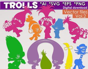 340x270 Trolls Vector Etsy