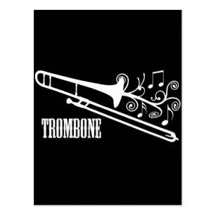 307x307 Trombone Designs Postcards Zazzle