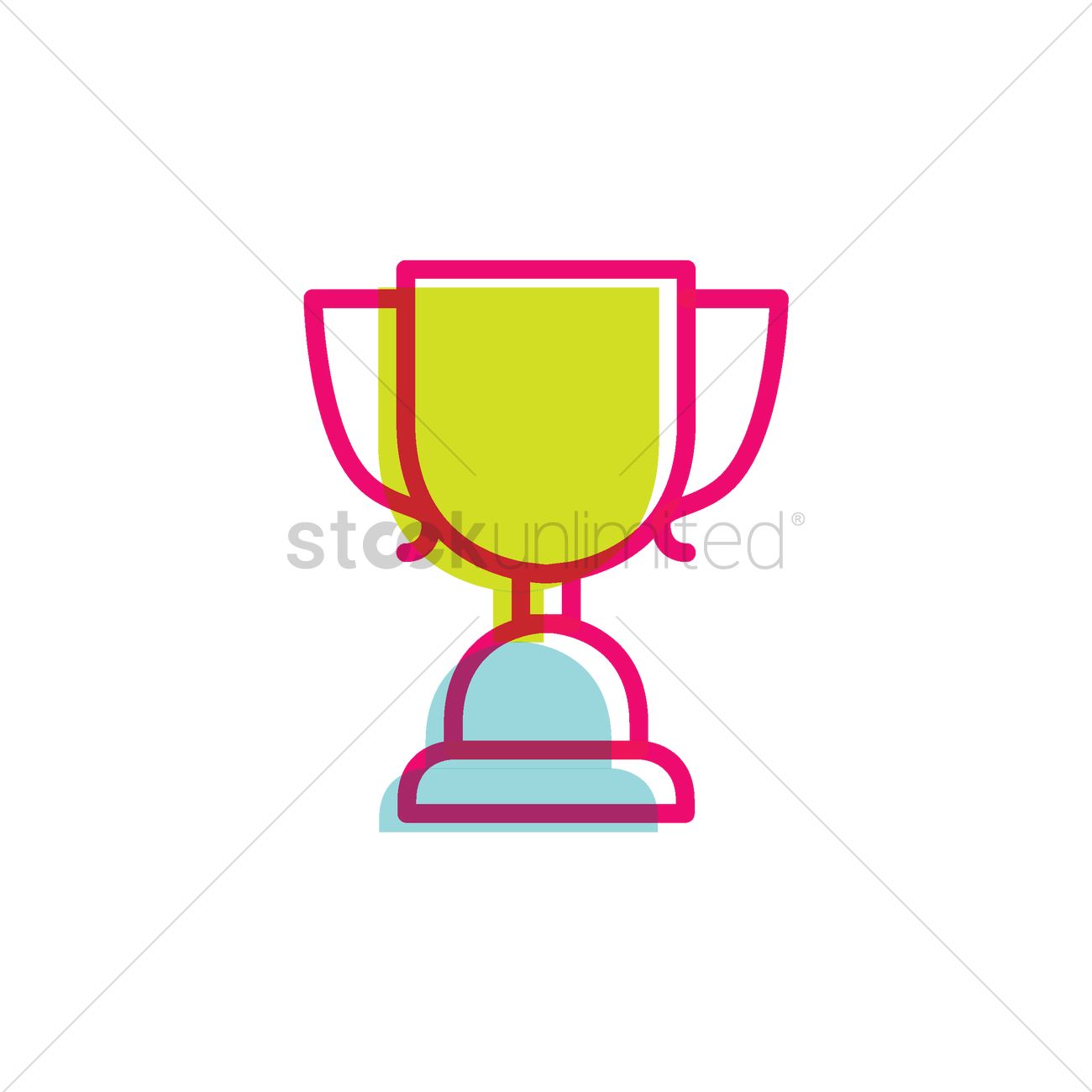 1300x1300 Trophy Vector Image