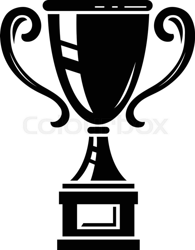 624x800 Trophy Vector Illustration Stock Vector Colourbox