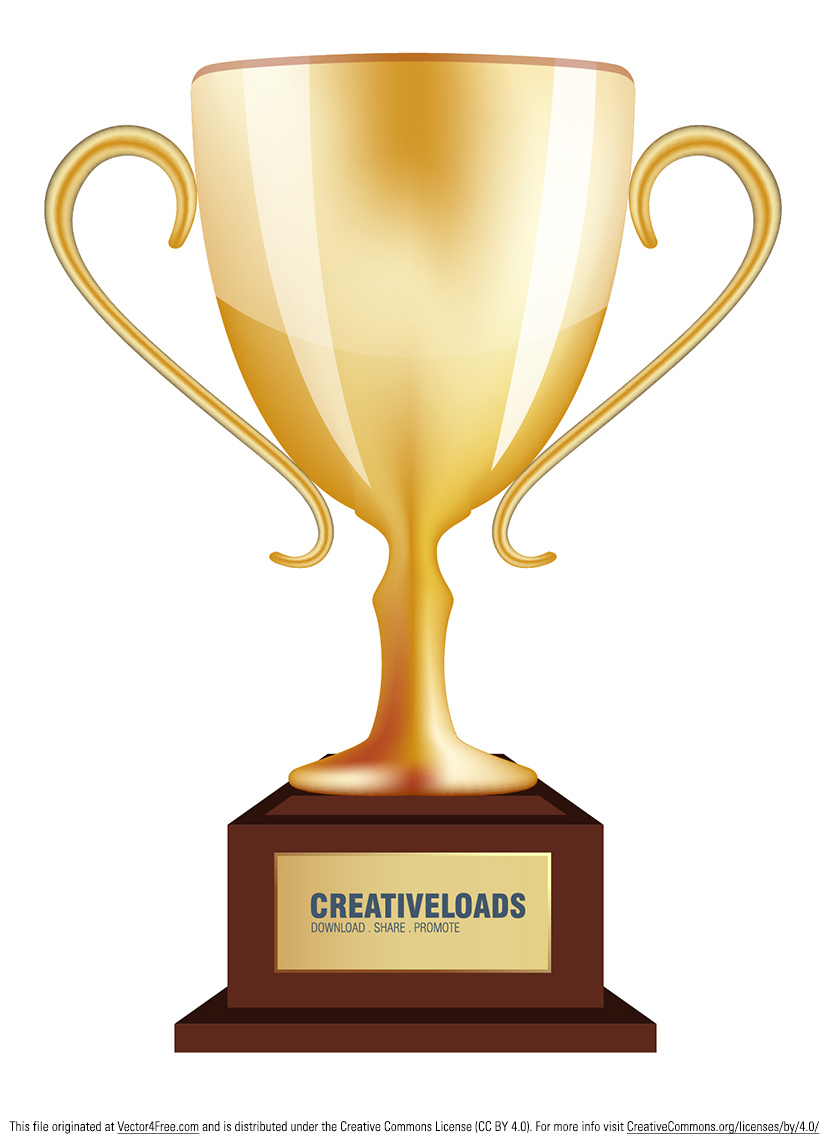 829x1146 Free Vector Golden Trophy