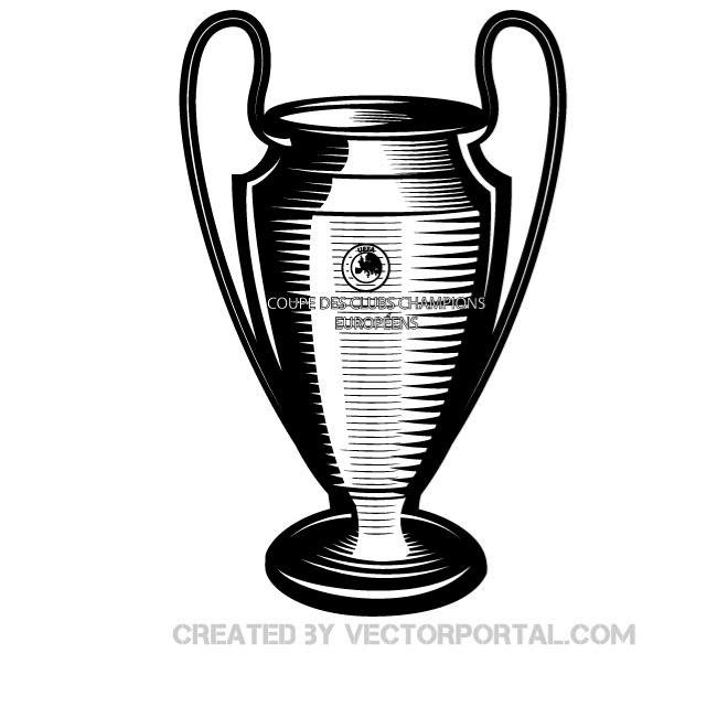 660x660 Free Champions League Trophy Vector Graphics.eps Psd Files