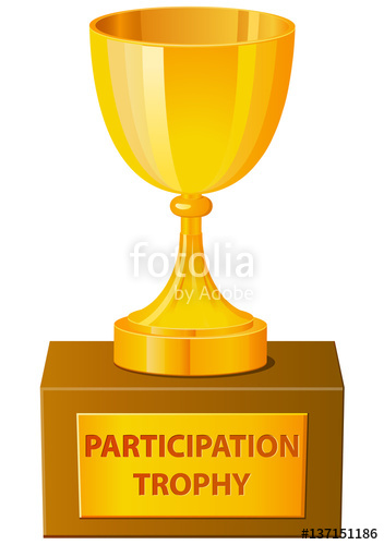 352x500 Participation Trophy Vector In 3d Stock Image And Royalty Free