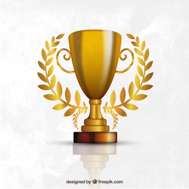 626x626 Trophy Made Of Gold Vector Free Download