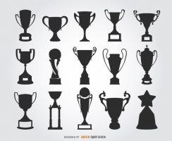 244x200 Trophy Vector Free Vector Graphic Art Free Download (Found 396