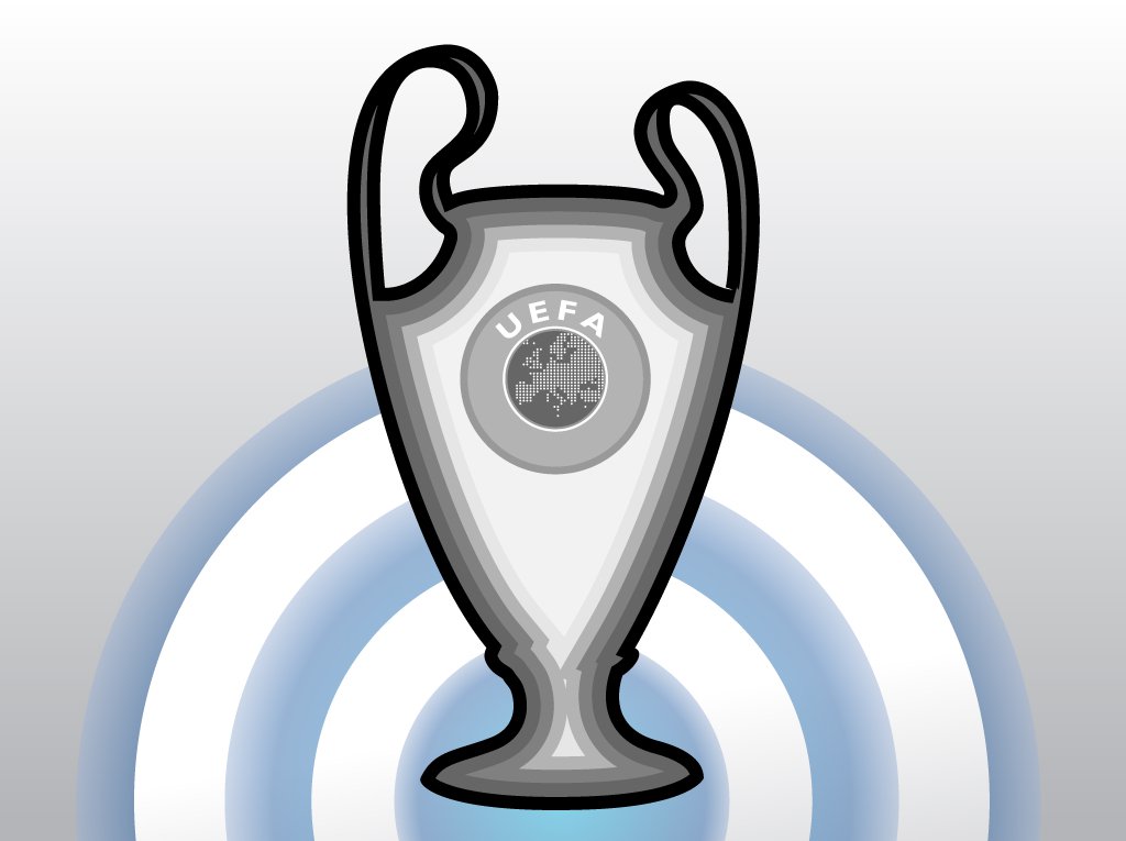 1024x765 Champions League Cup Vector Vector Art Amp Graphics