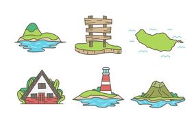 286x200 Tropical Island Beach Free Vector Art