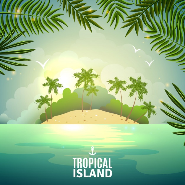 626x626 Tropical Island Vectors, Photos And Psd Files Free Download