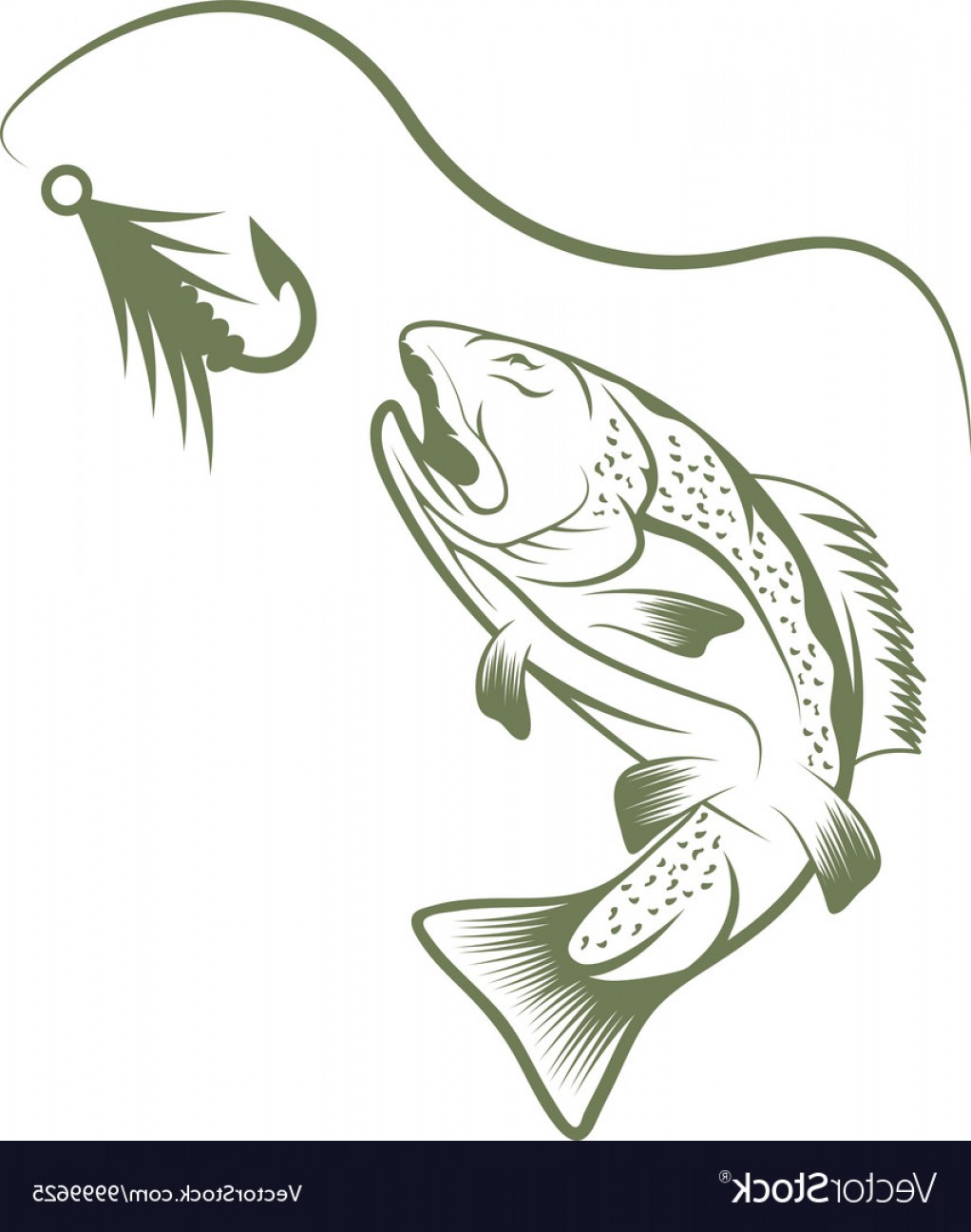 Trout Vector at GetDrawings | Free download