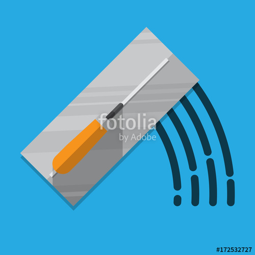500x500 Trowel Icon Vector Flat Design. Stock Image And Royalty Free