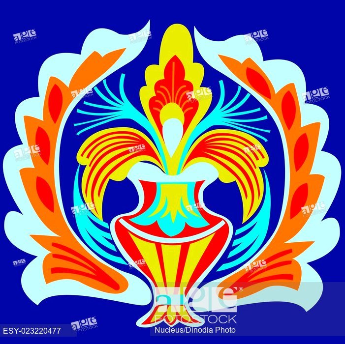 701x700 Truck Art Painting, Illustrations, India, Asia, Stock Vector