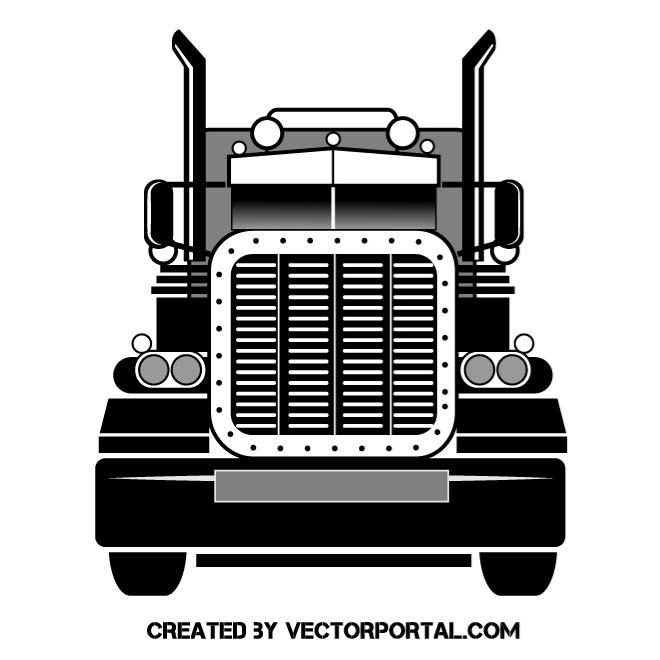 Truck Front Vector at GetDrawings | Free download
