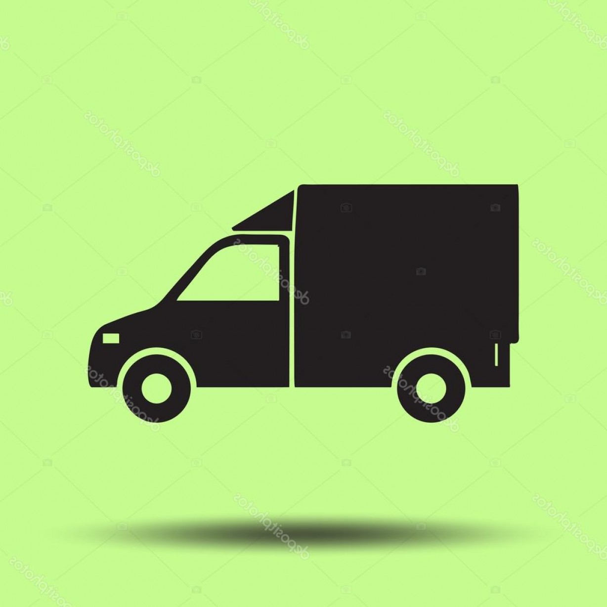 1228x1228 Stock Illustration Big Truck Icon Vector Shopatcloth