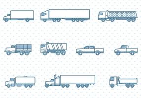 286x200 Truck Free Vector Art