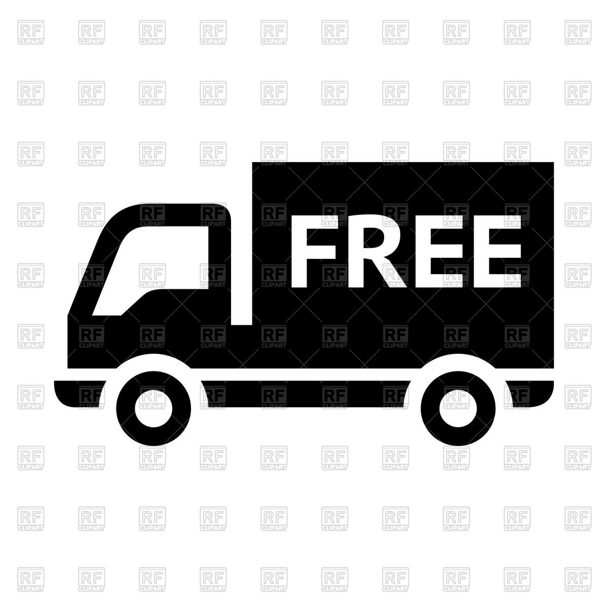 1200x1200 Delivery Truck Icon Vector Image Vector Artwork Of