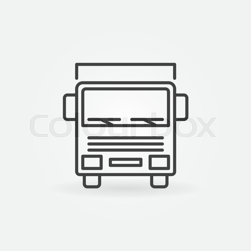 Truck Outline Vector at GetDrawings | Free download