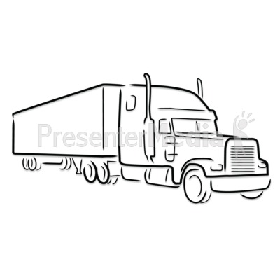 400x400 Drawing Clipart Truck